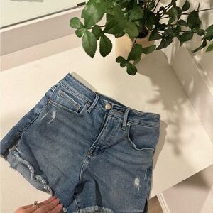 Good American Blue Jean Shorts